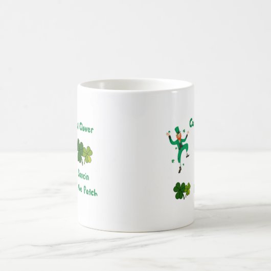 Niedliche Clover Dancin Kaffeetasse (Mittel)