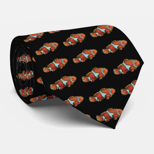 Niedliche Clownfish Krawatte (Gerollt)