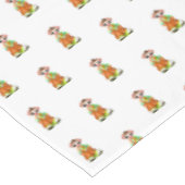 Niedliche Clowntablette Tischdecke (Schrägansicht)