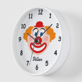 Niedliche Clownwand-Uhr für Kinderzimmer Uhr (Winkel)