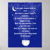 Niedliche Co-Ed-Diaper Kinderdusche Poster (Vorne)