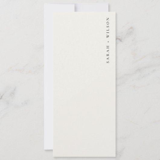 Niedliche Coastal Sand Beach Seascape Wedding Kart Einladung (Rückseite)