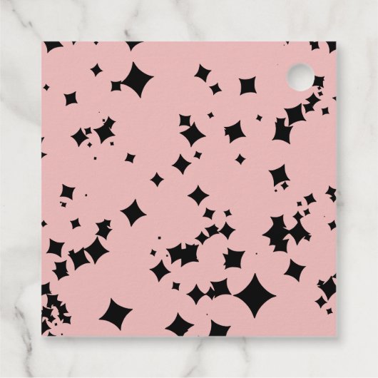 Niedliche Cocktails Halloween Brautparty Danke F Geschenkanhänger (Rückseite)