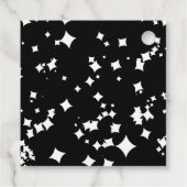 Niedliche Cocktails Halloween Brautparty Danke Geschenkanhänger (Rückseite)