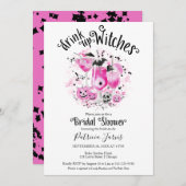 Niedliche Cocktails Halloween-Dusche Einladungen (Vorne/Hinten)