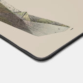 Niedliche Collage Mixed Media reisen Schreibtischunterlage (Ecke)