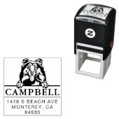 Niedliche Collie Custom Dog Address-Briefmarke Permastempel (Beispiel)