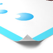 Niedliche Coloedul Cartoon Tiere Alphabet Poster (Ecke)