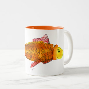 Niedliche Comedan-Pop-Illustration Zweifarbige Tasse