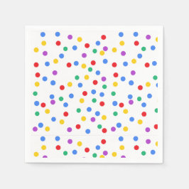 Niedliche Confetti Dots Serviette
