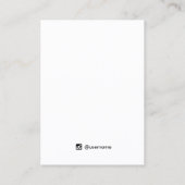 Niedliche Confetti Earring Juwelier Display Card Visitenkarte (Rückseite)