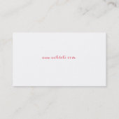 Niedliche Cookies Business Bakery Business Card Visitenkarte (Rückseite)