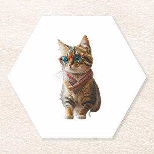 Niedliche Coole Katze Untersetzer
