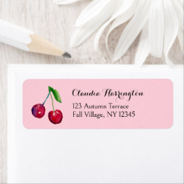 Niedliche Coquette-Adresse für Rote Kirschen