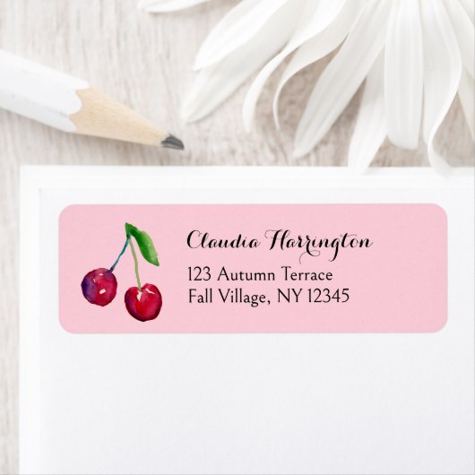Niedliche Coquette-Adresse für Rote Kirschen (Insitu)