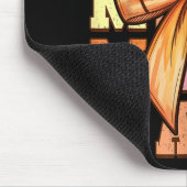 Niedliche Coquette Bow Game Day Basketball Mama Fü Mousepad (Ecke)