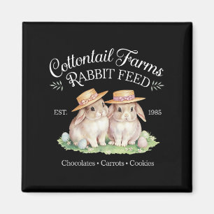 Niedliche Coquette Osterfest Landgasthof Bunny Lug Magnet
