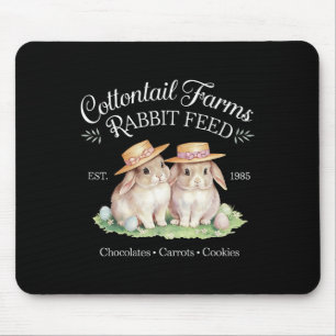 Niedliche Coquette Osterfest Landgasthof Bunny Lug Mousepad