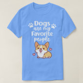 Niedliche Corgi Hunde sind meine Lieblingslieder T-Shirt (Design vorne)
