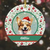 Niedliche Corgi Kunst, Dichtung und Musik Keramik Ornament