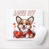 Niedliche Corgi-Liebe Mousepad (Mit Mouse)