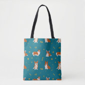 Niedliche Corgi Puppy Hunde Tasche (Vorderseite)