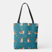 Niedliche Corgi Puppy Hunde Tasche (Rückseite)