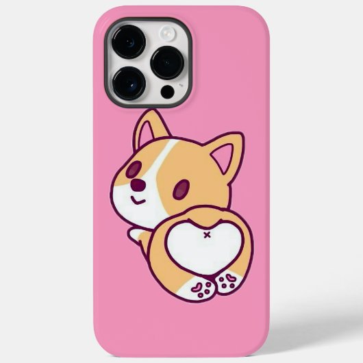 Niedliche Corgi Puppy-Liebe Case-Mate iPhone Hülle (Rückseite)