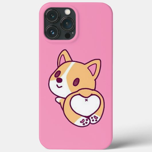 Niedliche Corgi Puppy-Liebe Case-Mate iPhone Hülle (Rückseite)