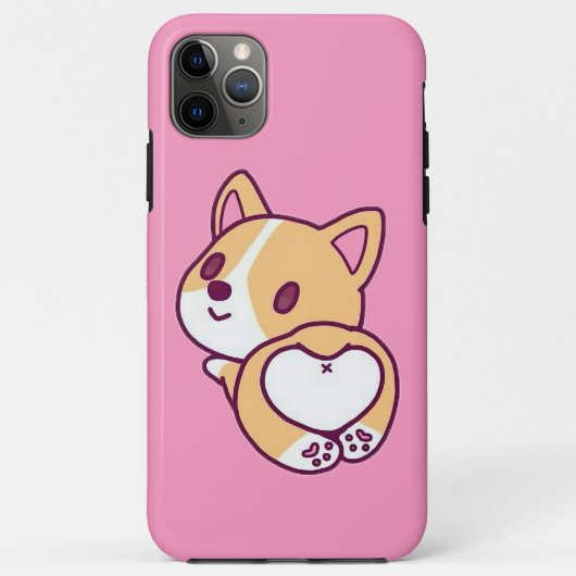 Niedliche Corgi Puppy-Liebe Case-Mate iPhone Hülle (Rückseite)