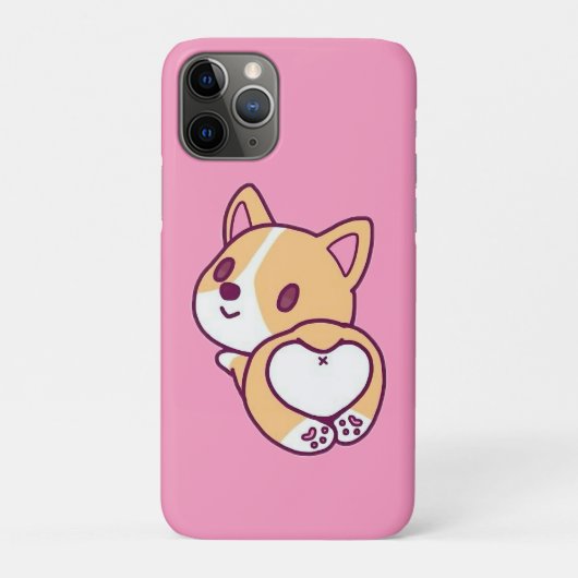 Niedliche Corgi Puppy-Liebe Case-Mate iPhone Hülle (Rückseite)