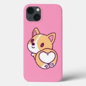 Niedliche Corgi Puppy-Liebe Case-Mate iPhone Hülle (Rückseite)