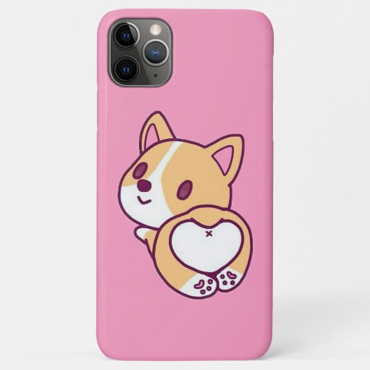 Niedliche Corgi Puppy-Liebe Case-Mate iPhone Hülle (Rückseite)
