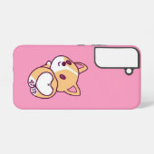 Niedliche Corgi Puppy-Liebe Samsung Galaxy Hülle (Rückseite (Horizontal))