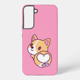 Niedliche Corgi Puppy-Liebe Samsung Galaxy Hülle