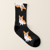 Niedliche Corgi Socken (Links - Innen)