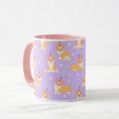 Niedliche Corgi-Tasse Tasse (Vorderseite Links)