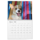 Niedliche Corgi Welpen 2026 Welpenwand Kalender (Feb 2026)