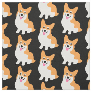 Niedliche Corgis durch das Yard Stoff
