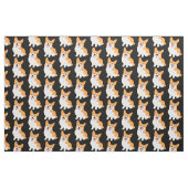 Niedliche Corgis durch das Yard Stoff (Fat Quarter (45,7 x 55,9 cm))