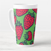 Niedliche Cotattcore Kawaii Strawberry Ästhetik Milchtasse (Linke Ecke)