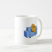 Niedliche Couchkartoffel Kaffeetasse (VorderseiteRechts)