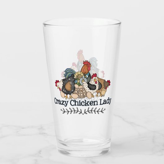 niedliche Country-Chips Glas (Rückseite)