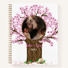 Niedliche Couple Custom Foto Journals Notizblock