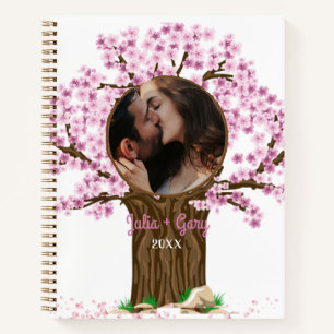 Niedliche Couple Custom Foto Journals Notizblock