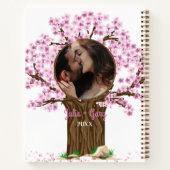 Niedliche Couple Custom Foto Journals Notizblock (Rückseite)