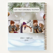 Niedliche Couple Custom Foto Journals Notizblock (Rückseite)