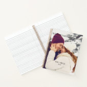 Niedliche Couple Custom Foto Journals Notizblock (Innenseite)