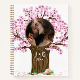 Niedliche Couple Custom Foto Journals Notizblock