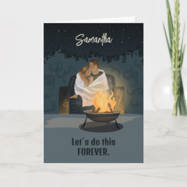 Niedliche Couple Custom Valentine Card Karte